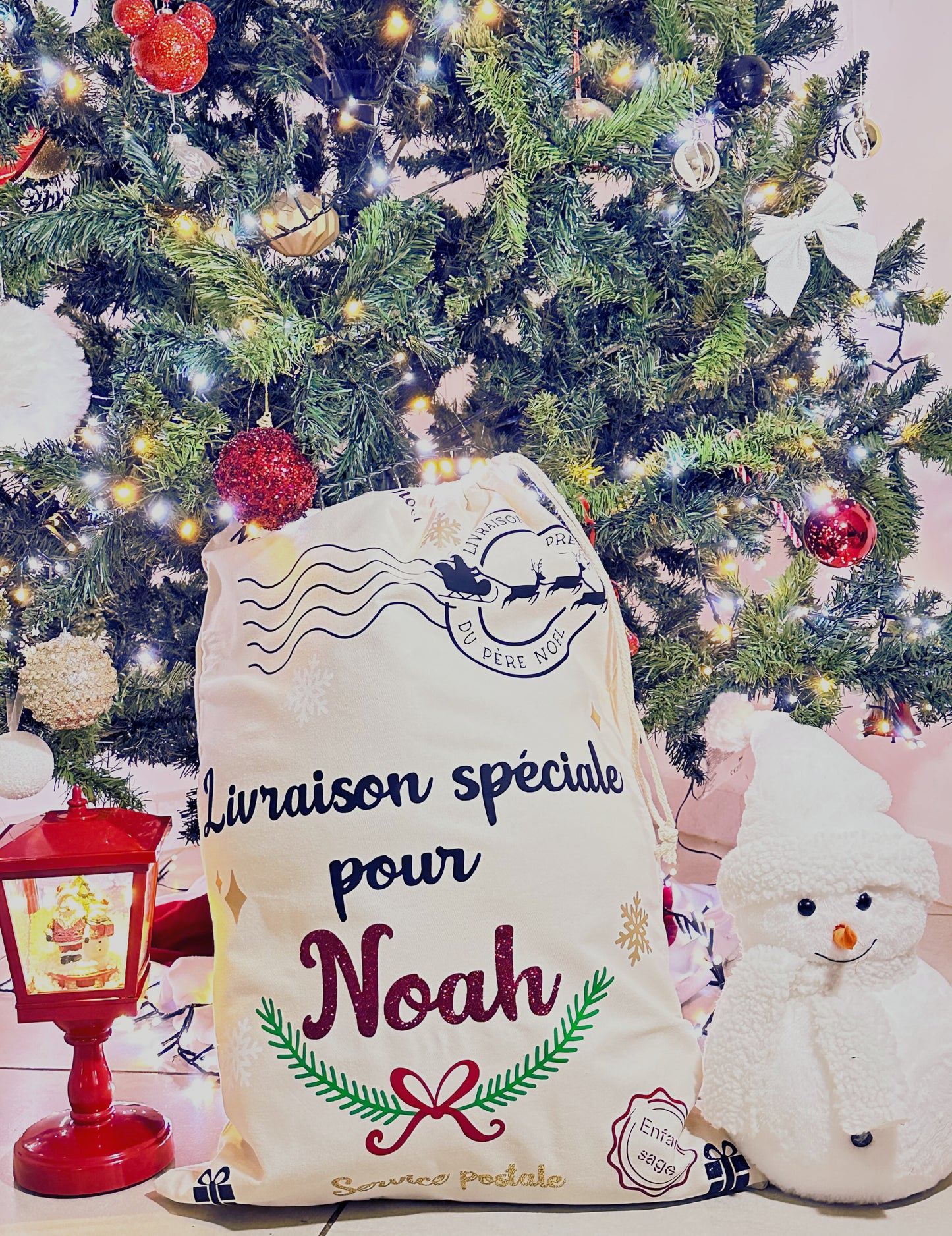 🎅 Hotte de Noël personnalisée