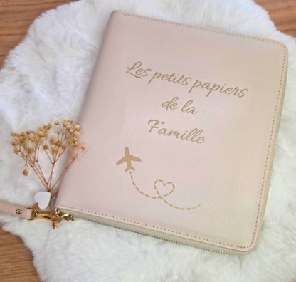 Porte-documents familial personnalisé