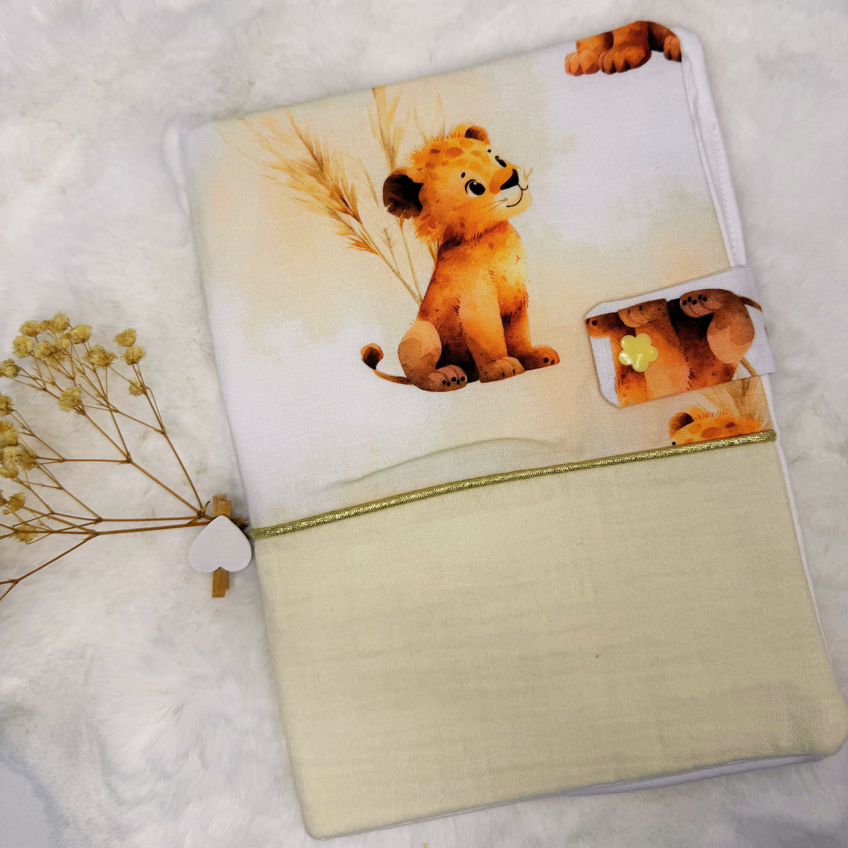 Protège carnet de santé personnalisé à motif