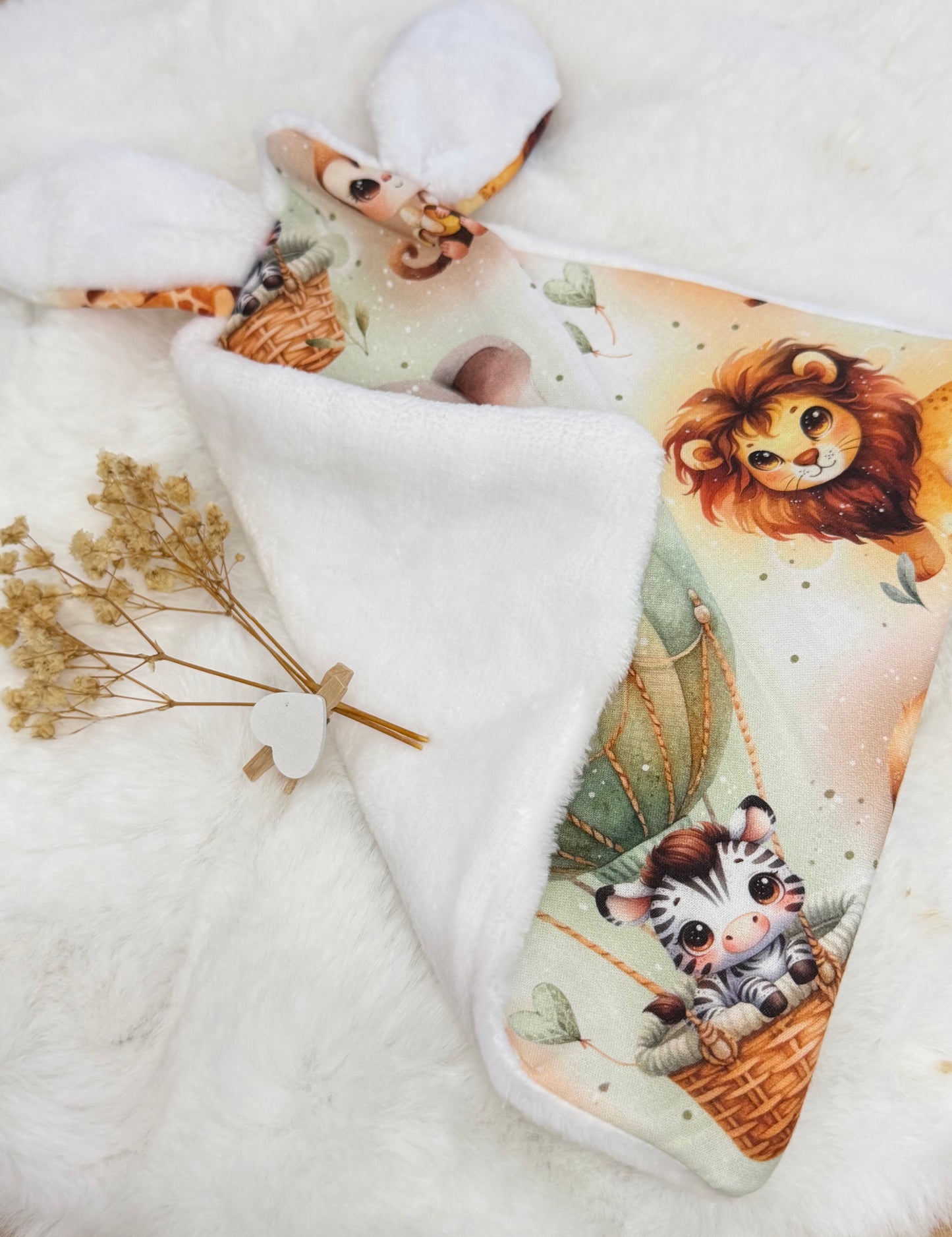 Doudou personnalisé à motif