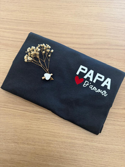T-shirt Papa d'Amour ❤️