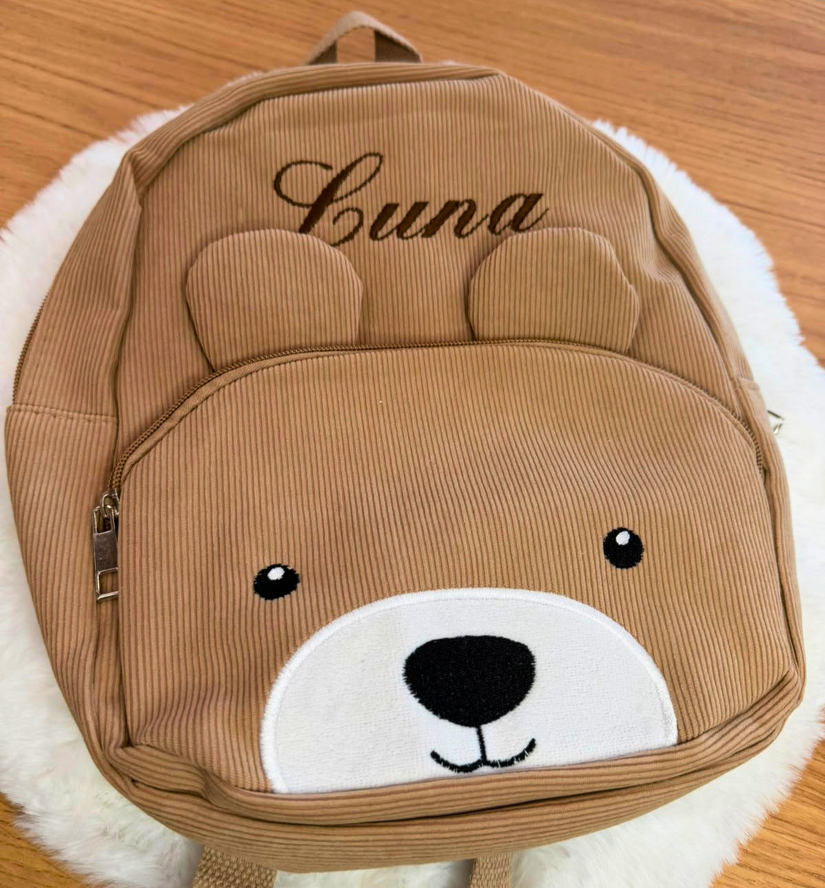 Sac à dos enfant personnalisé avec prénom brodé 🧸